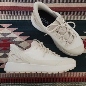 Kizik Wasatch Shoes Mens 10 Womens 11.5 Sand Handsfree Sneakers Comfort Walking